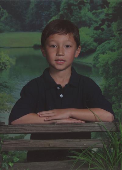 Matthew's first grade picture