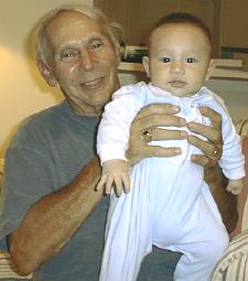 Matthew with his Grandpa