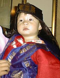 Ryan in the traditional Korean garb