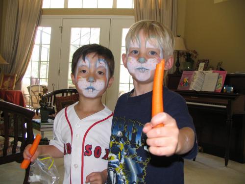Your 2 Easter bunnies - Ryan and Luke