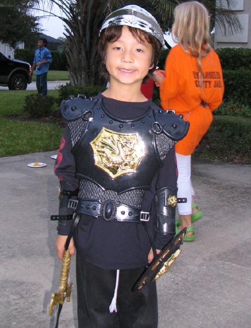 Halloween - Ryan as a knight